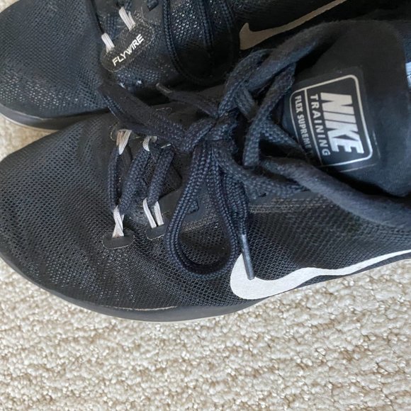 Nike Flex Supreme Flywire Training Sneakers Black - Picture 4 of 11
